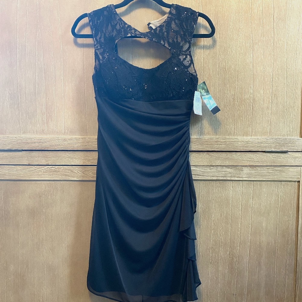 NWT: Little Black Dressy Dress Betsy Adam Size 4